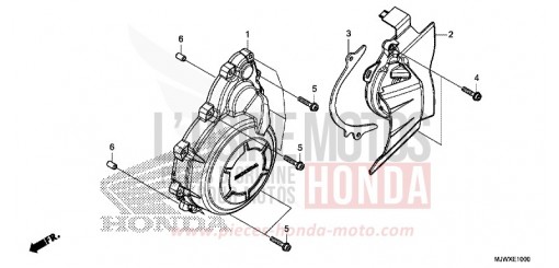 COUVERCLE DE GENERATEUR C.A. CB500XAJ de 2018